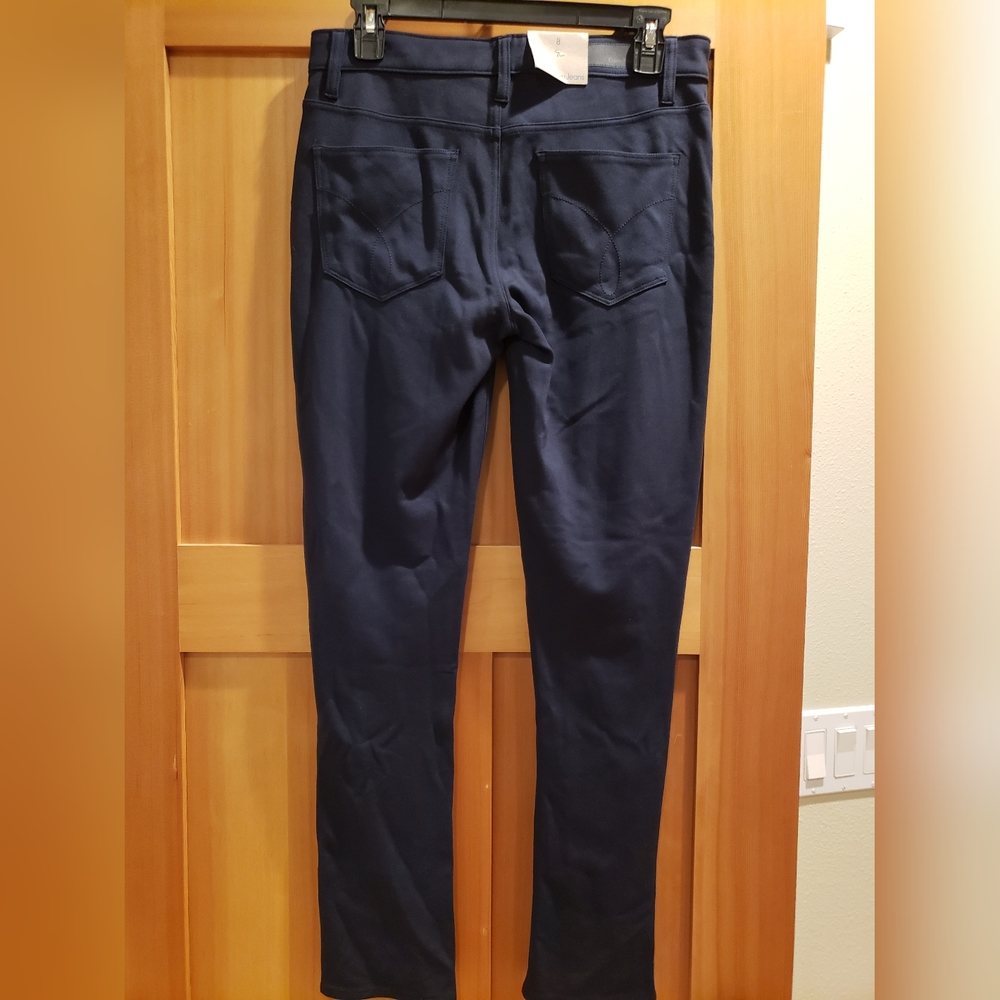 Calvin Klein Stretch Jeans Classic Navy Women's Size 8 (New) - Picture 5 of 6